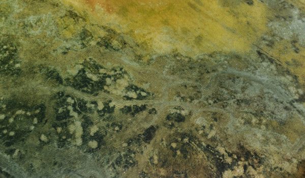 yellow and gray abstract painting